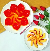 دسر هلو با ژله