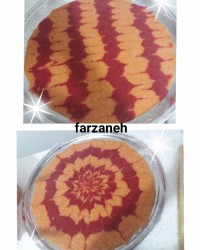 لواشکای من طرح کیک زبرا