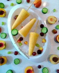 بستنی یخی میوه ای