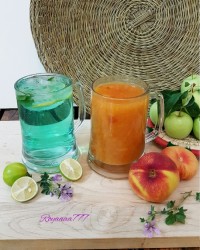 رانی هلو شربت نعناع