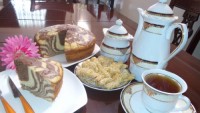 کیک زبرا و سوهان کنجدی یا پشته زیک سلام علیکم دوستان عزیز