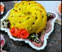 ته چین مرغ " بدون تخم مرغ "