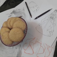 کلوچه کنجدی