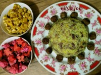 کلم پلو بنفش