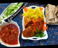 سس مرغ باسیب زمینی