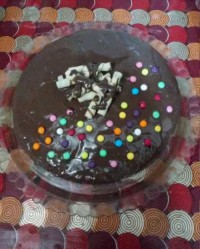 کیک باروکش شکلات