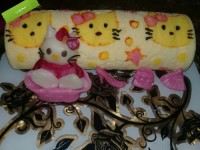 رولت خامه ای طرحدار