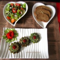 کوکو سبزی رژیمی