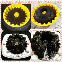 کیک نیمه آتشفشان قابلمه ای