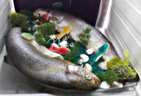 تزیین ماهی یخچال عروس