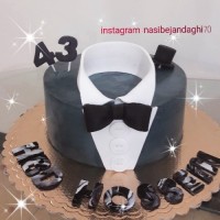 بازم کیک خامه ای مردونه