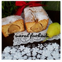 کیک گلابی با بادام