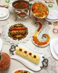 میز شام امروز من برای مهمانانم