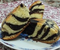 کیک زبرا قابلمه ای