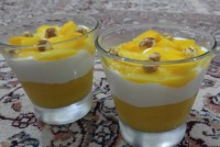 دسر انبه و خامه