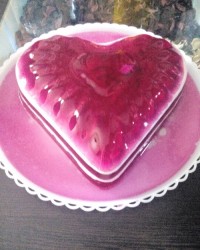 ژله قلب با دستور پاپیون عزیز