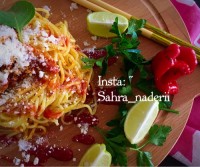 اسپاگیتی با سس گوشت