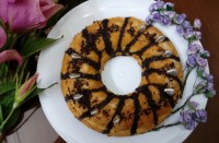 کیک دورنگ خوشمزه