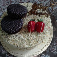 کیک تولدخودم شادباشید???