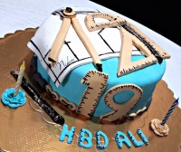 کیک تولدپسرم باتم مهندسی