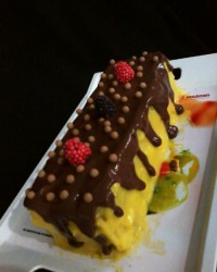 دسر بیسکوییت و کاستر