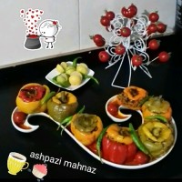 دلمه فلفل و گوشت