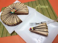 چیز کیک شکلاتی نپختنی