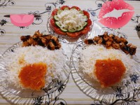 جوجه کباب دست پخت خودم