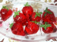 ژله توت فرنگی