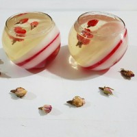 ژله ی زیبا ایده از دوست هنرمندم خانم خدمتی ممنون