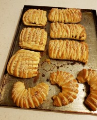 اشترودل گوشت وقارچ شام دیشب