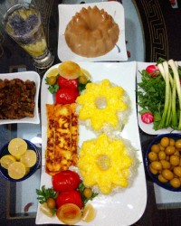 کوبیده مرغ تابه ایی