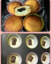 مافین شکلات تکه ای