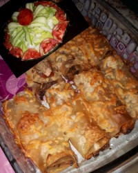 لازانیا با تخم مرغ