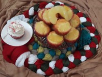 کیک نارگیل وآناناس