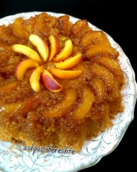 کیک شلیل برگردان