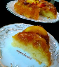 کیک شلیل برگردان