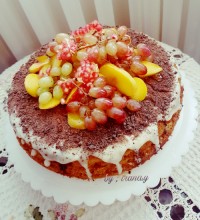 کرم کیک میوه ای