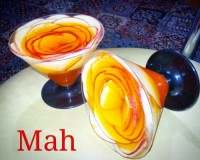 رزت سیب در ژله