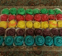 ژله رولی طرح گل رز