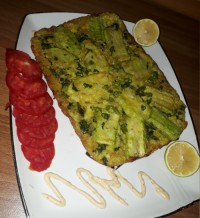 کوکوی کدو و ریحان با طعم سیر و پیاز