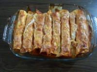 اینچیلادای مرغ و پنیر