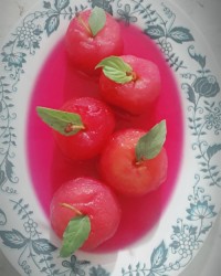 دسرسیب ژله ای