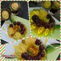 ژله ویترینی، ژله رزت سیب