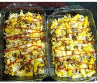 گراتن سیب زمینی و اسفناج