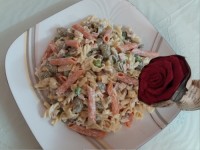 سالاد ماکارونی خوشمزه