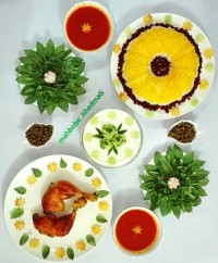 زرشک پلو با مرغ مجلسی