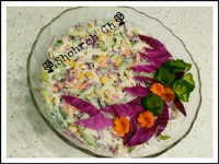 سالاد سبزیجات هنر دست خواهر جون