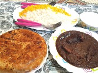 خورش فسنجان در مایکروویو