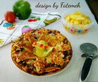 پیتزا قارچ و گوشت